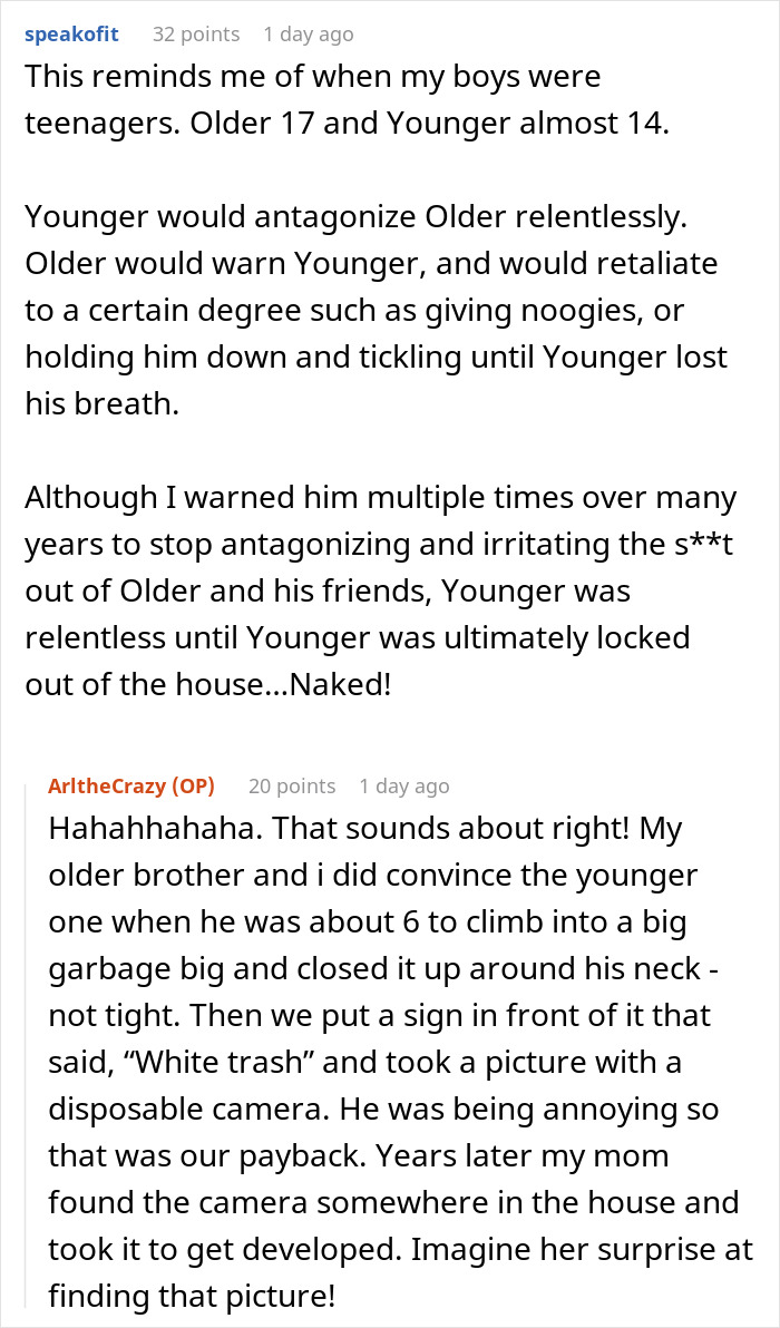 12 Y.O. Freaks Out When All His Clothes Are Gone After His Brother Warned Him Not To Steal