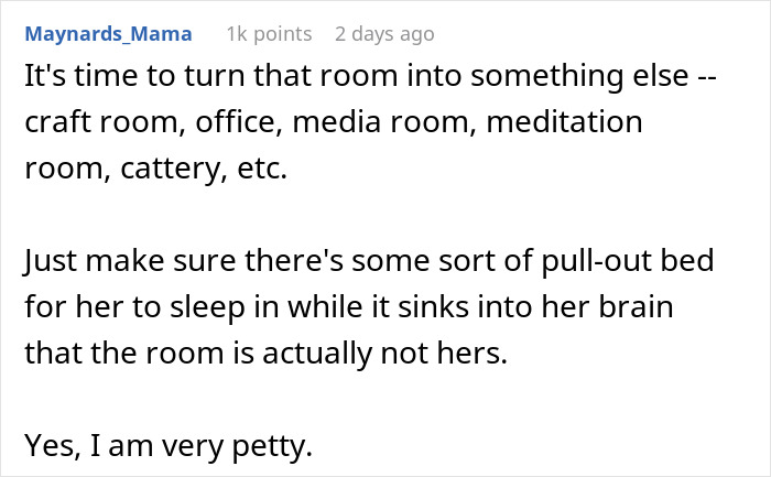 &ldquo;It Is My Room&rdquo;: Mom Refuses To Accept That Daughter&rsquo;s Guest Room Is Not Just Hers