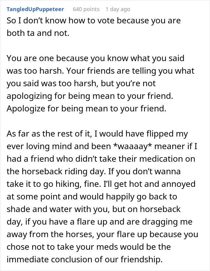 Woman Ruins A Trip After Conveniently "Forgetting" To Take Her Meds, Friend Loses It