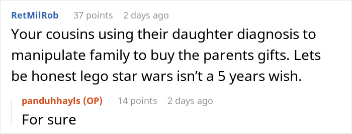 Aunt Refuses To Comply With Child&rsquo;s Extravagant Christmas List: &ldquo;It&rsquo;s Completely Insane&rdquo;