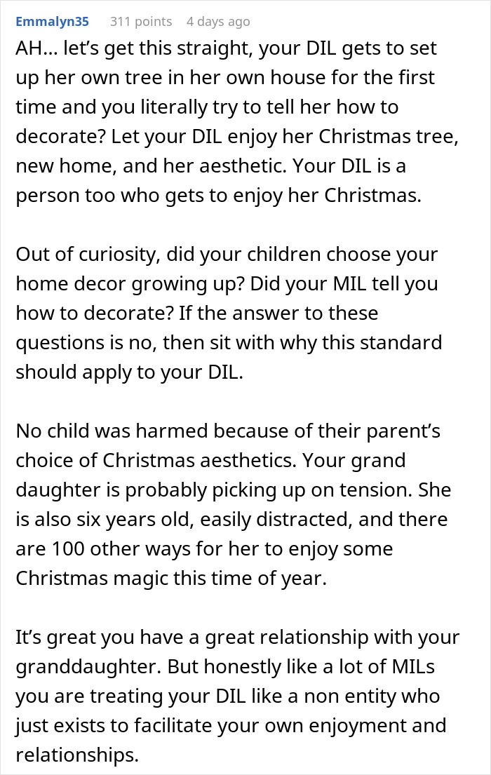 Woman Is Mad Her DIL Took Down The Colorful Decorations She Put Up In Her Home