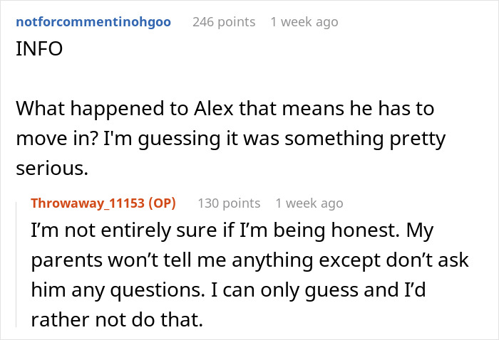 Daughter Refuses To Share Her Bedroom With Mom&rsquo;s 14 Y.O. Brother, Parents Are Furious