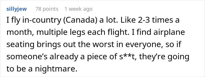 Man Thinks He Can Get Away With Stealing Woman&rsquo;s Legroom On Flight, Regrets It