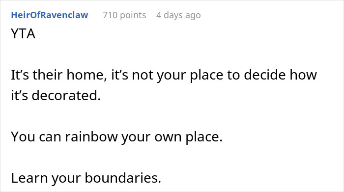 Woman Is Mad Her DIL Took Down The Colorful Decorations She Put Up In Her Home