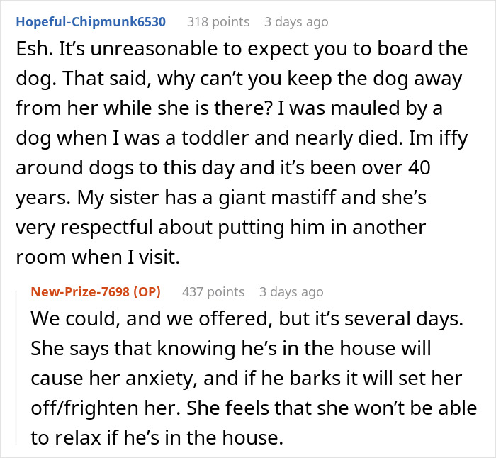 “I Adopted My Dog, Not Her”: Woman Splits Family And The Internet With Her Clapback To SIL “I Adopted My Dog, Not Her”: Woman Splits Family And The Internet With Her Clapback To SIL
