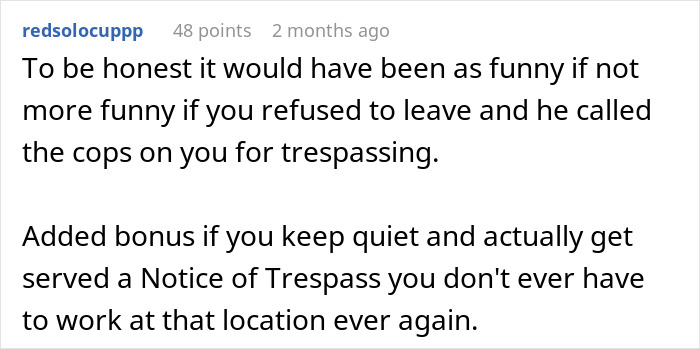 "Of Course, I'll Go, Right Away, Sorry": Boss Regrets Not Hearing Out Guy On His Private Property
