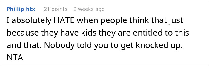 “She Lost It”: Person Refuses To Give Up Their Days Off Just Because They Don’t Have Kids “She Lost It”: Person Refuses To Give Up Their Days Off Just Because They Don’t Have Kids