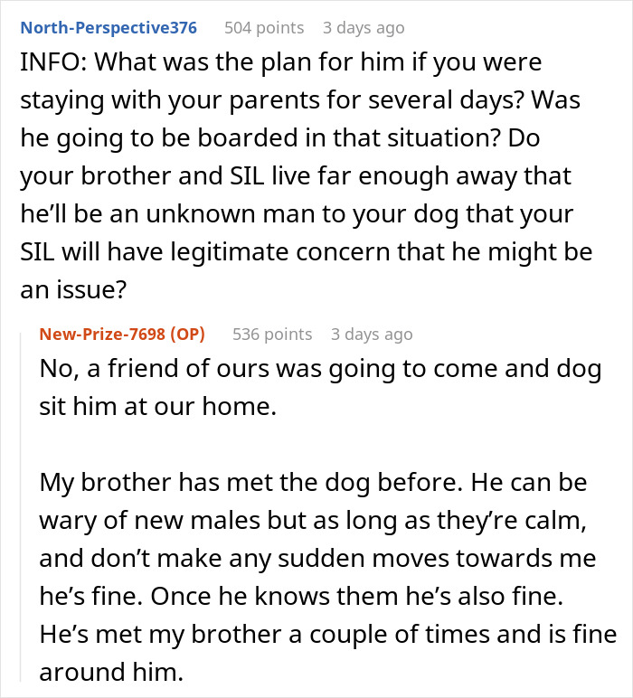 “I Adopted My Dog, Not Her”: Woman Splits Family And The Internet With Her Clapback To SIL “I Adopted My Dog, Not Her”: Woman Splits Family And The Internet With Her Clapback To SIL