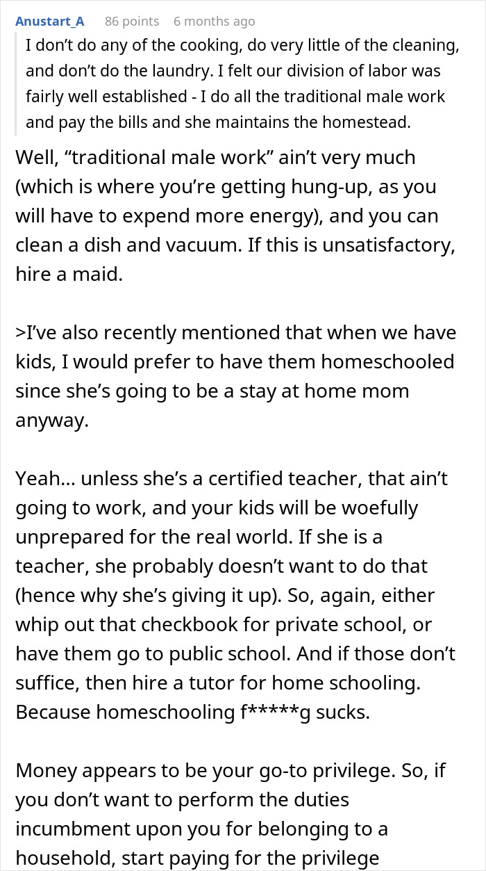 Man Balancing Long Hours and Bills Faces GF's "Equal" Chores Request, Turns To Internet For Advice Man Balancing Long Hours and Bills Faces GF's "Equal" Chores Request, Turns To Internet For Advice