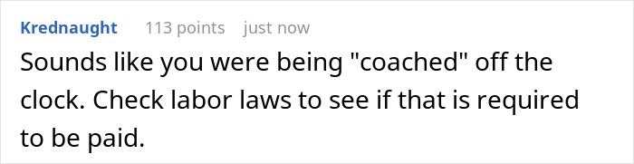 Boss Immaturely Threatens To Write Worker Up For Wearing A Sweater After Clocking Out Boss Immaturely Threatens To Write Worker Up For Wearing A Sweater After Clocking Out