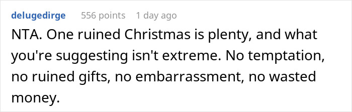 &ldquo;AITA For Suggesting We Lock Up The Christmas Presents After What My Niece Did Last Year?&rdquo;