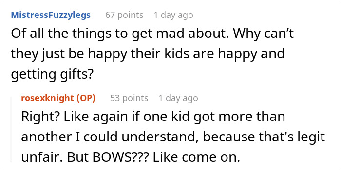 &ldquo;No One Gets Bows This Year&rdquo;: Woman Takes Petty Revenge On Entitled SILs