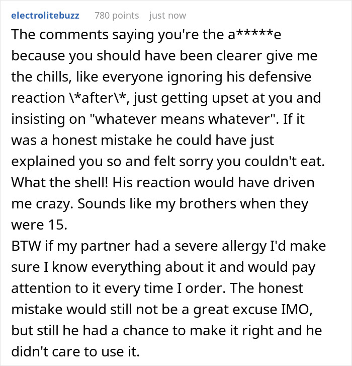 “AITA For Telling My Boyfriend To Order 'Whatever He Wants', Then Getting Upset With His Choice?” “AITA For Telling My Boyfriend To Order 'Whatever He Wants', Then Getting Upset With His Choice?”
