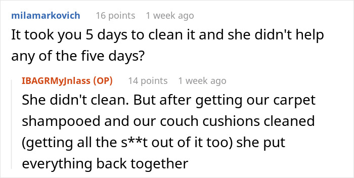 Couple Spends 5 Days Cleaning Up After Christmas Dinner, Man Refuses To Host Again