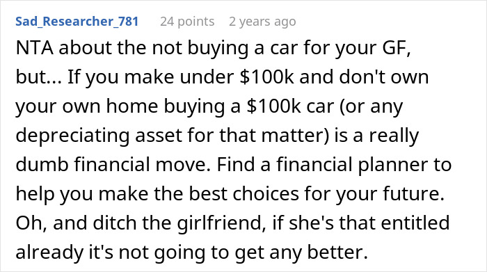 "I Was Being Cheap": GF Freaks Out After BF Refused To Buy Her A Tesla