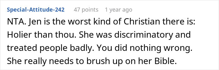 Man&rsquo;s Uncomfortable Gift Exchange With Devout Christian Ends In Worker Getting Fired