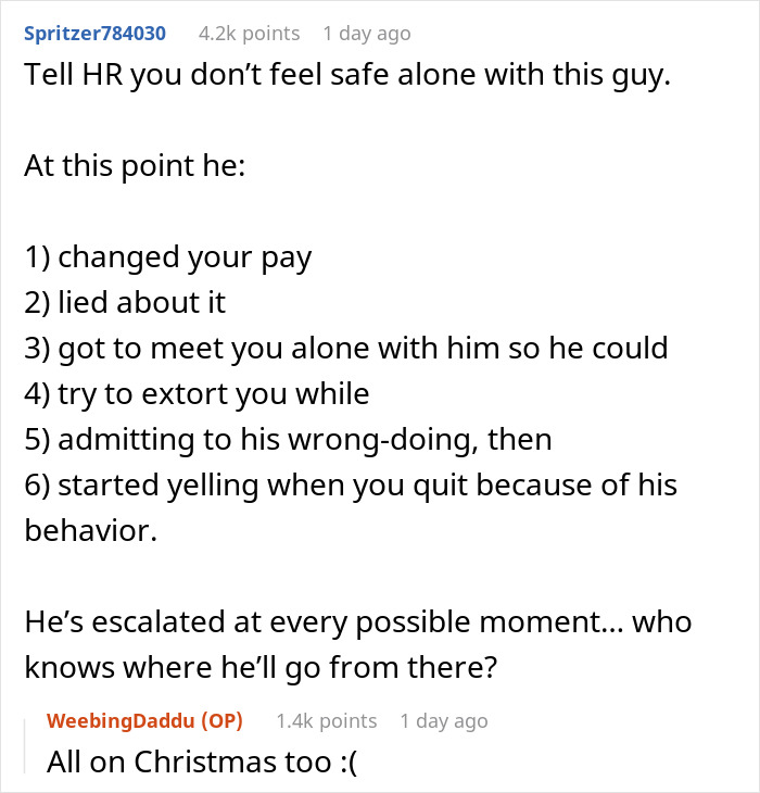 Worker Refuses To Take Boss’s Nonsense Reasons For Not Being Paid After 13.5-Hour Shift Worker Refuses To Take Boss’s Nonsense Reasons For Not Being Paid After 13.5-Hour Shift