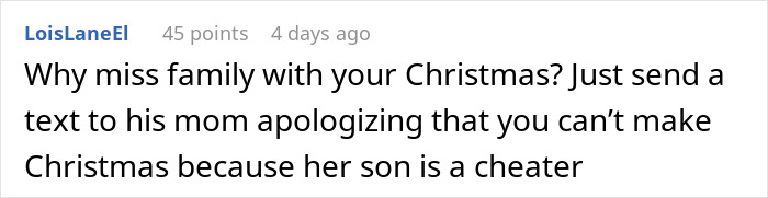 Man Plans To Expose Cheating BF On Christmas While His Whole Family Is Opening Presents Man Plans To Expose Cheating BF On Christmas While His Whole Family Is Opening Presents