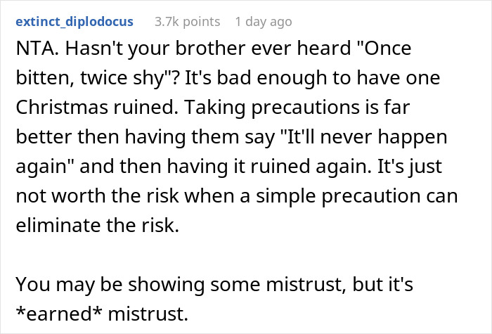 &ldquo;AITA For Suggesting We Lock Up The Christmas Presents After What My Niece Did Last Year?&rdquo;
