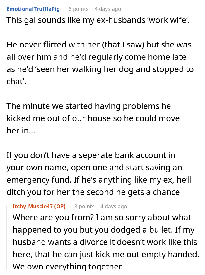"She Warned Him": Wife Ignores Husband's "Work Wifey" Until She Crosses A Line "She Warned Him": Wife Ignores Husband's "Work Wifey" Until She Crosses A Line