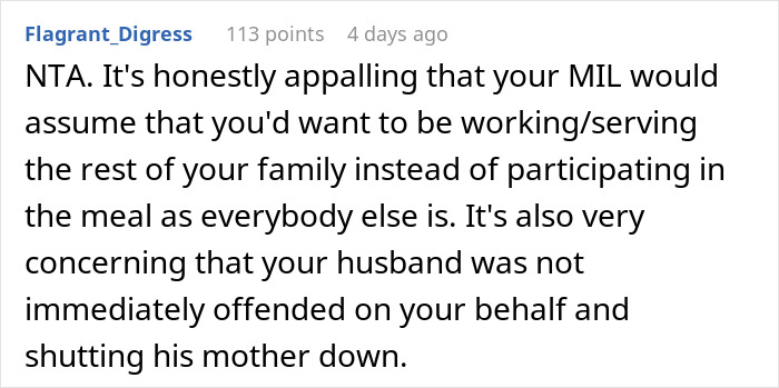 "You Are The Help": Woman Shares In-Laws Planned For Her To Serve Them During Christmas Dinner "You Are The Help": Woman Shares In-Laws Planned For Her To Serve Them During Christmas Dinner