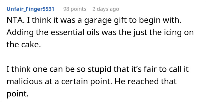 Husband Uses Essential Oil Instead Of Actual Peppermint In Wife&rsquo;s Gift, She Has A Panic Attack