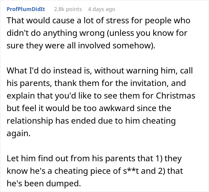 Man Plans To Expose Cheating BF On Christmas While His Whole Family Is Opening Presents Man Plans To Expose Cheating BF On Christmas While His Whole Family Is Opening Presents