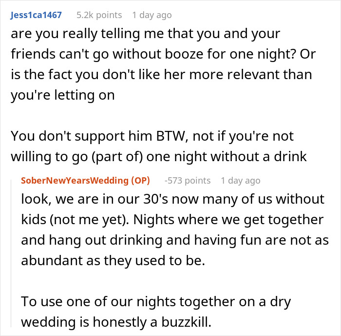 &ldquo;Am I The Jerk For Last Minute Declining To Go To A Friend&rsquo;s Dry Wedding On New Year&rsquo;s Eve?&rdquo;
