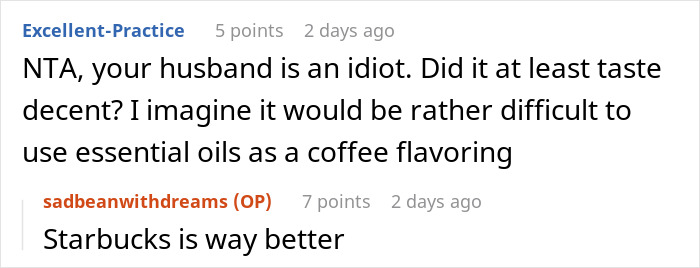 Husband Uses Essential Oil Instead Of Actual Peppermint In Wife&rsquo;s Gift, She Has A Panic Attack