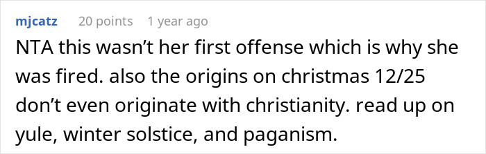 Man&rsquo;s Uncomfortable Gift Exchange With Devout Christian Ends In Worker Getting Fired