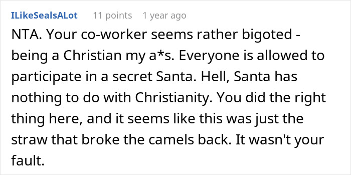 Man&rsquo;s Uncomfortable Gift Exchange With Devout Christian Ends In Worker Getting Fired