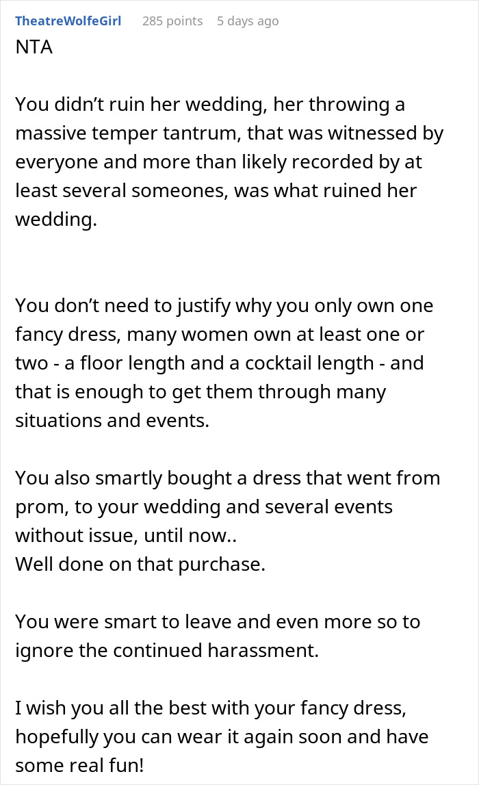 &ldquo;AITA For Wearing My Wedding Dress To Someone Else&rsquo;s Wedding?&rdquo;