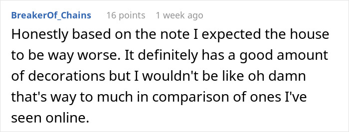 Woman Loses Her Son, Tries To Dull Her Pain With Christmas Decorations, Faces Neighbor's Petty Note