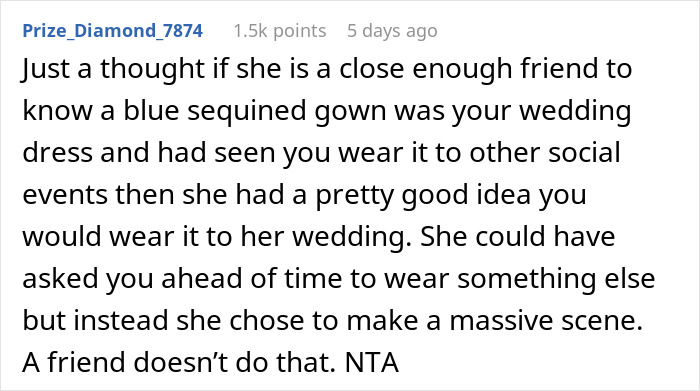 &ldquo;AITA For Wearing My Wedding Dress To Someone Else&rsquo;s Wedding?&rdquo;