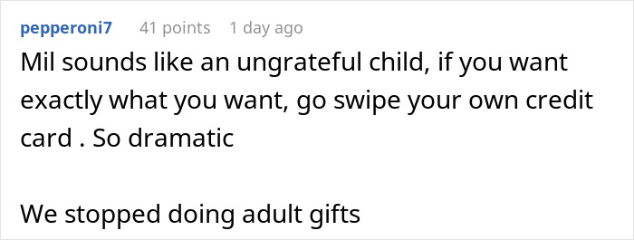 MIL Tosses Christmas Gift To The Side After Learning DIL Bought It, Regrets It A Year Later