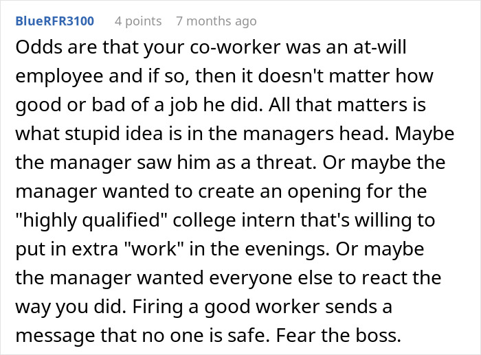 &ldquo;He Was Super Efficient And A Valuable Asset&rdquo;: Employee Is Shocked Over Coworker Getting Fired