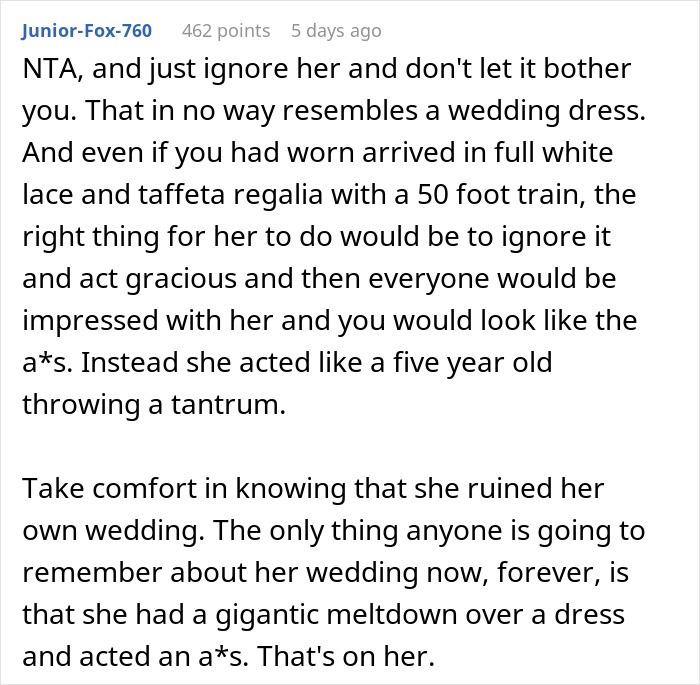 &ldquo;AITA For Wearing My Wedding Dress To Someone Else&rsquo;s Wedding?&rdquo;