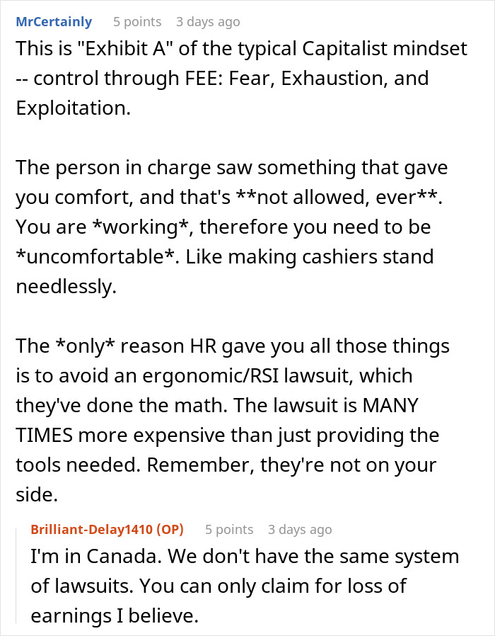 Teacher Makes A DIY Chair From A Car Seat But Principal Replaces It With A Cheap One, Regrets It