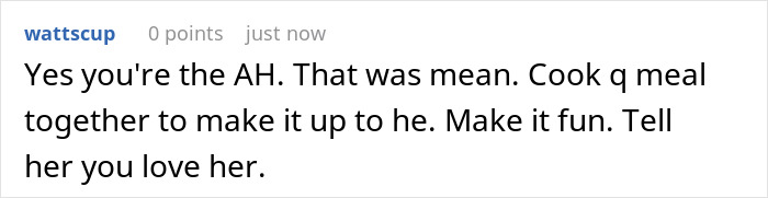 &ldquo;Borderline Gross&rdquo;: Wife Goes To Bed In Tears After Husband Mistakes Home Cooking For Takeout