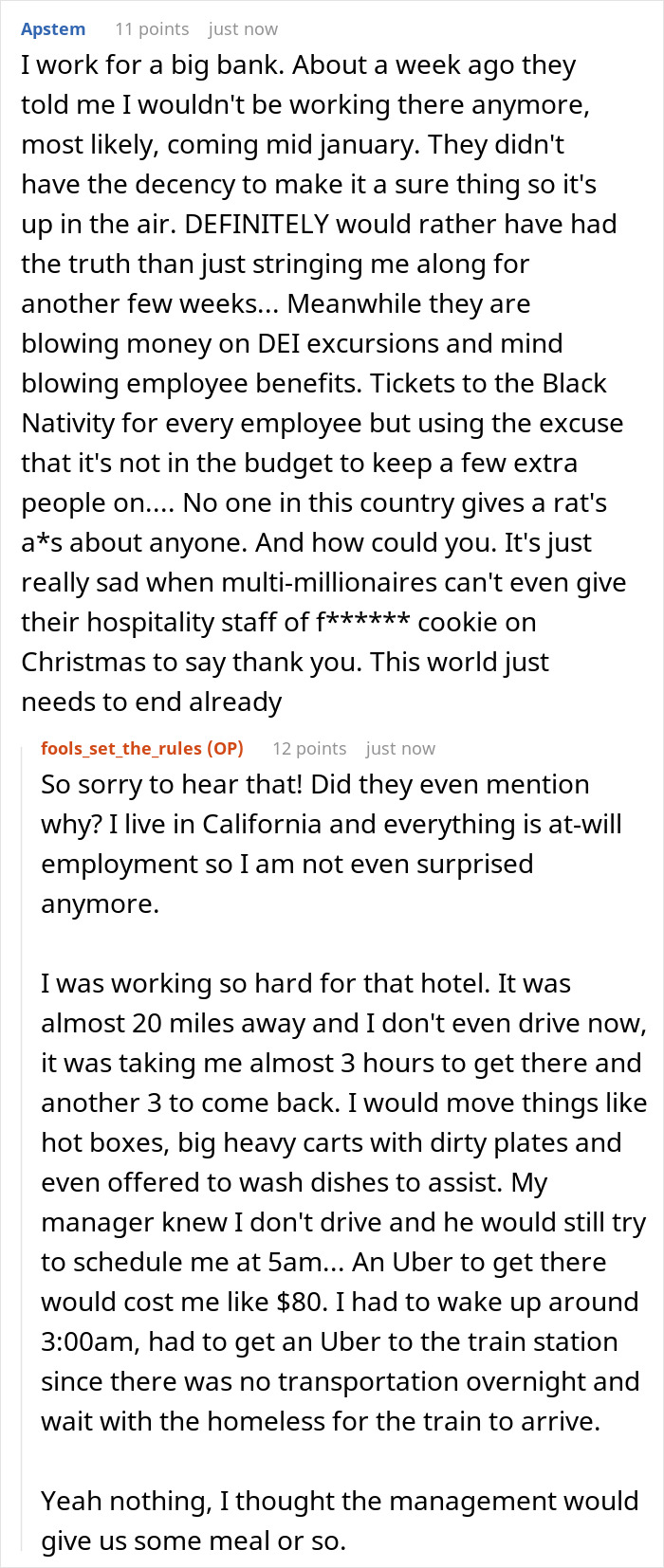 Manager Keeps Giving Work Hours To His Friends, Person Quits On X-Mas After Getting Tired Of It Manager Keeps Giving Work Hours To His Friends, Person Quits On X-Mas After Getting Tired Of It