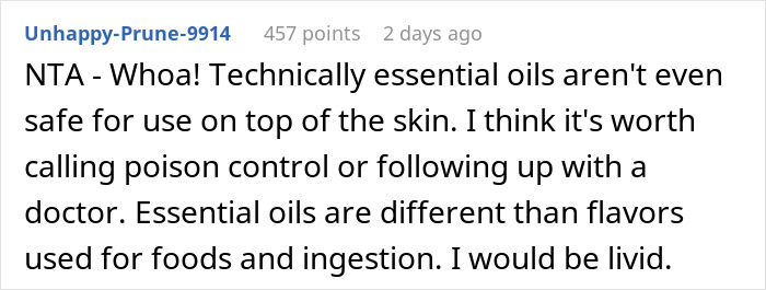 Husband Uses Essential Oil Instead Of Actual Peppermint In Wife&rsquo;s Gift, She Has A Panic Attack