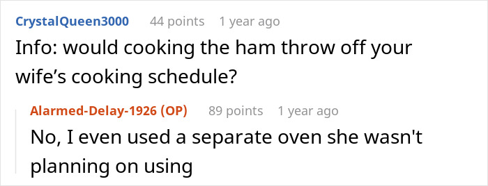 Man Breaks Wife&rsquo;s Kitchen Rules To Include Mom&rsquo;s Favorite Meal In Celebration, Family Drama Ensues