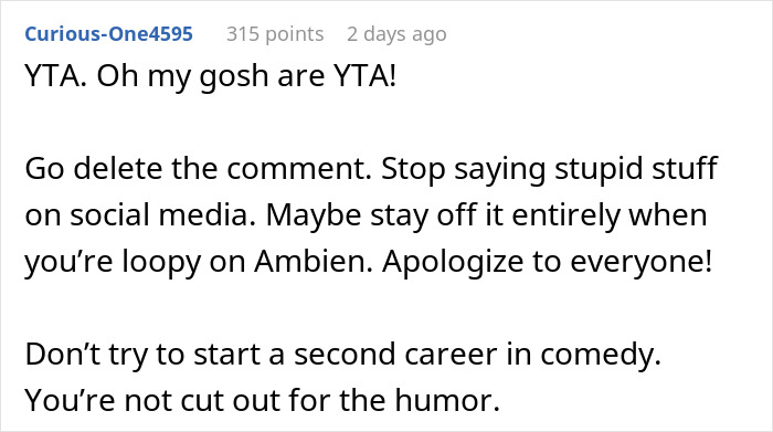 Daughter Decides To Skip Christmas Over Joke Her Mom Made 2 Years Ago, Mom Asks For Advice Daughter Decides To Skip Christmas Over Joke Her Mom Made 2 Years Ago, Mom Asks For Advice