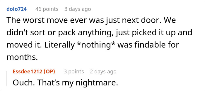 "That&rsquo;s What He Gets For Not Cooperating": Wife Gets Revenge On Husband On Moving Day