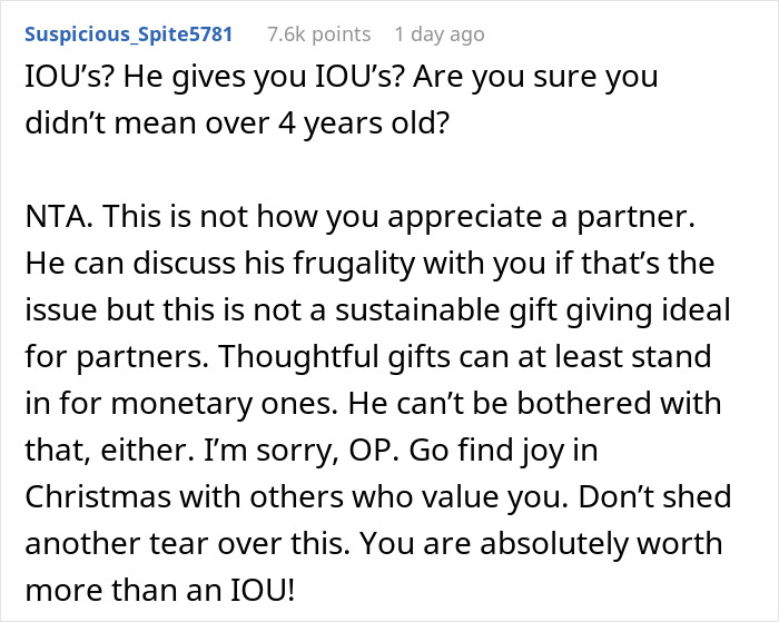 &ldquo;Kick Him To The Curb&rdquo;: The Internet Reacts After Man&rsquo;s Horrendous Christmas Gift Makes GF Cry