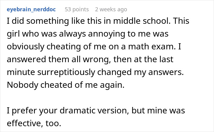 "With 5 Minutes Left, I Grabbed A New Test": Student Gets Revenge On Cheating Classmates