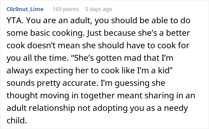 &ldquo;She's Your Girlfriend, Not Your Mommy&rdquo;: The Net Blasts Man For Demanding GF Cook For Him