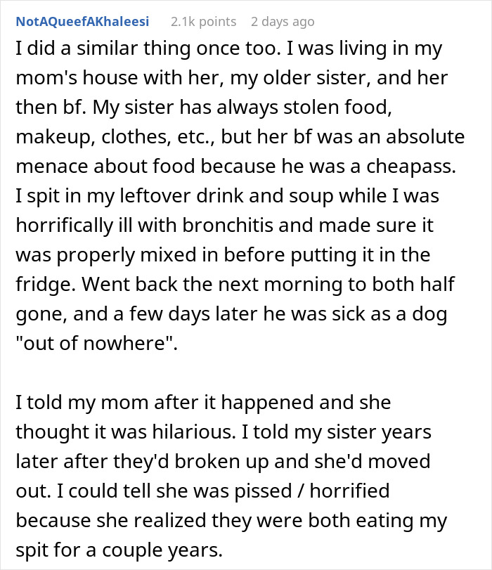 &ldquo;She Looked Utterly Disgusted&rdquo;: Thieving Roommate Learns Her Lesson