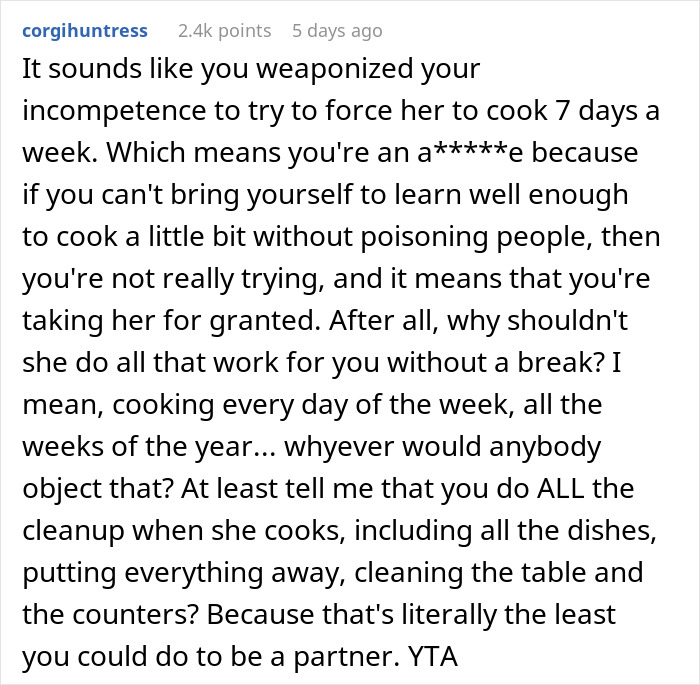 &ldquo;She's Your Girlfriend, Not Your Mommy&rdquo;: The Net Blasts Man For Demanding GF Cook For Him