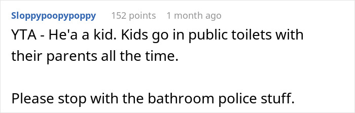 "Are You A Girl?": Woman Goes After A Boy In The Women's Bathroom, Is Surprised It Backfires "Are You A Girl?": Woman Goes After A Boy In The Women's Bathroom, Is Surprised It Backfires